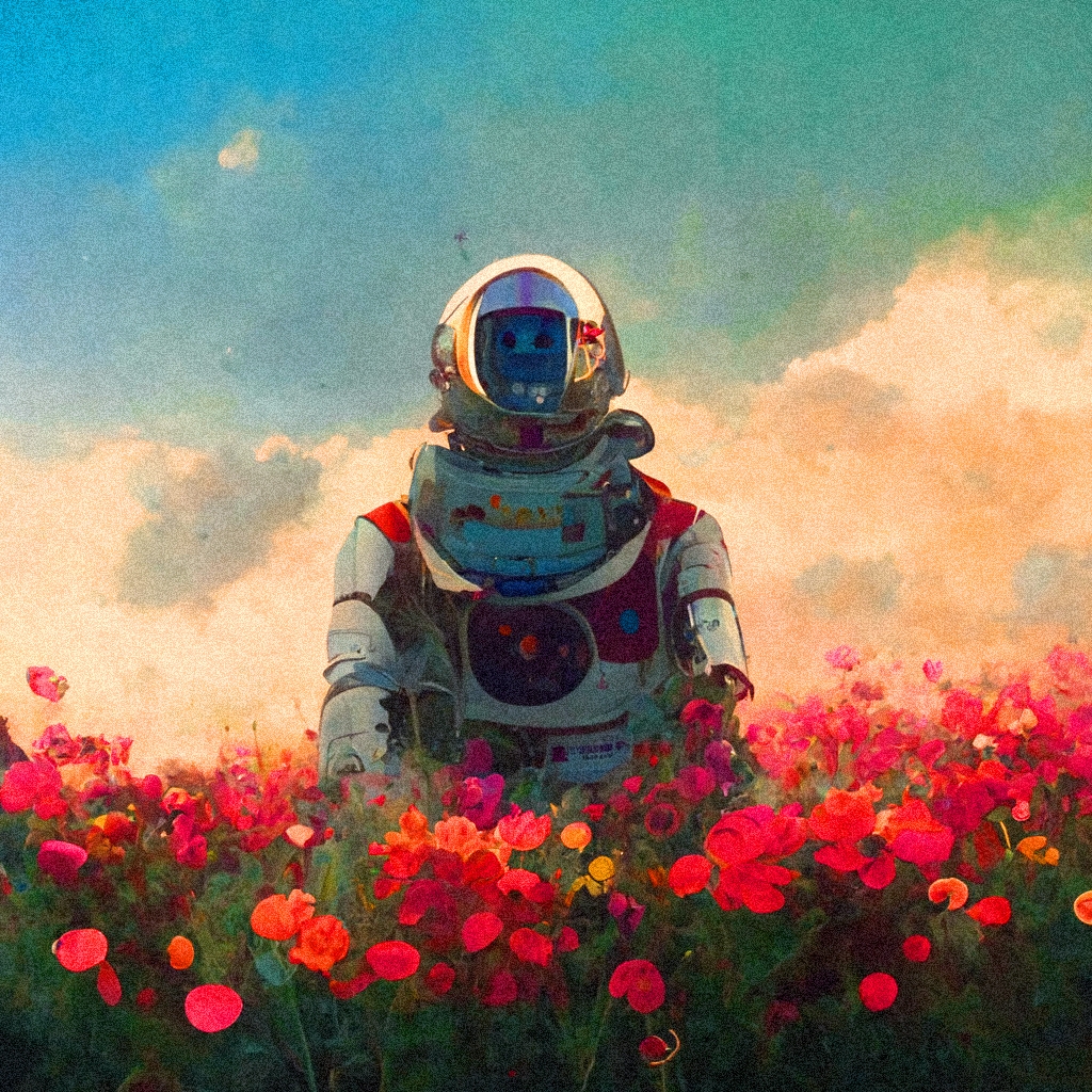 Flower Astronaut | Exchange Art | Exchange Art